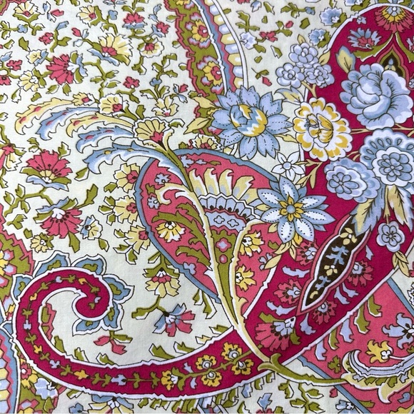 Pottery Barn Corey 3 Paisley Floral Cotton Euro Shams Retired - Picture 10 of 13